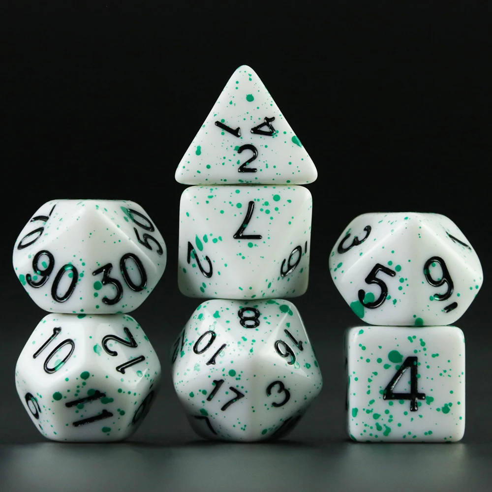 Board Game Accessories Cubes High Quality Acrylic Dice Unique Blood Effect Mixing Colours Effect For Entertainment Table Gaming - Image 3