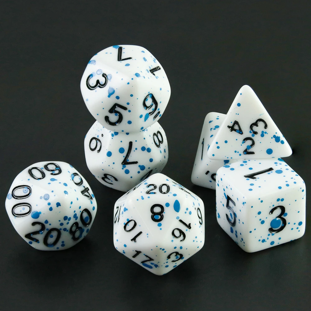 Board Game Accessories Cubes High Quality Acrylic Dice Unique Blood Effect Mixing Colours Effect For Entertainment Table Gaming - Image 6